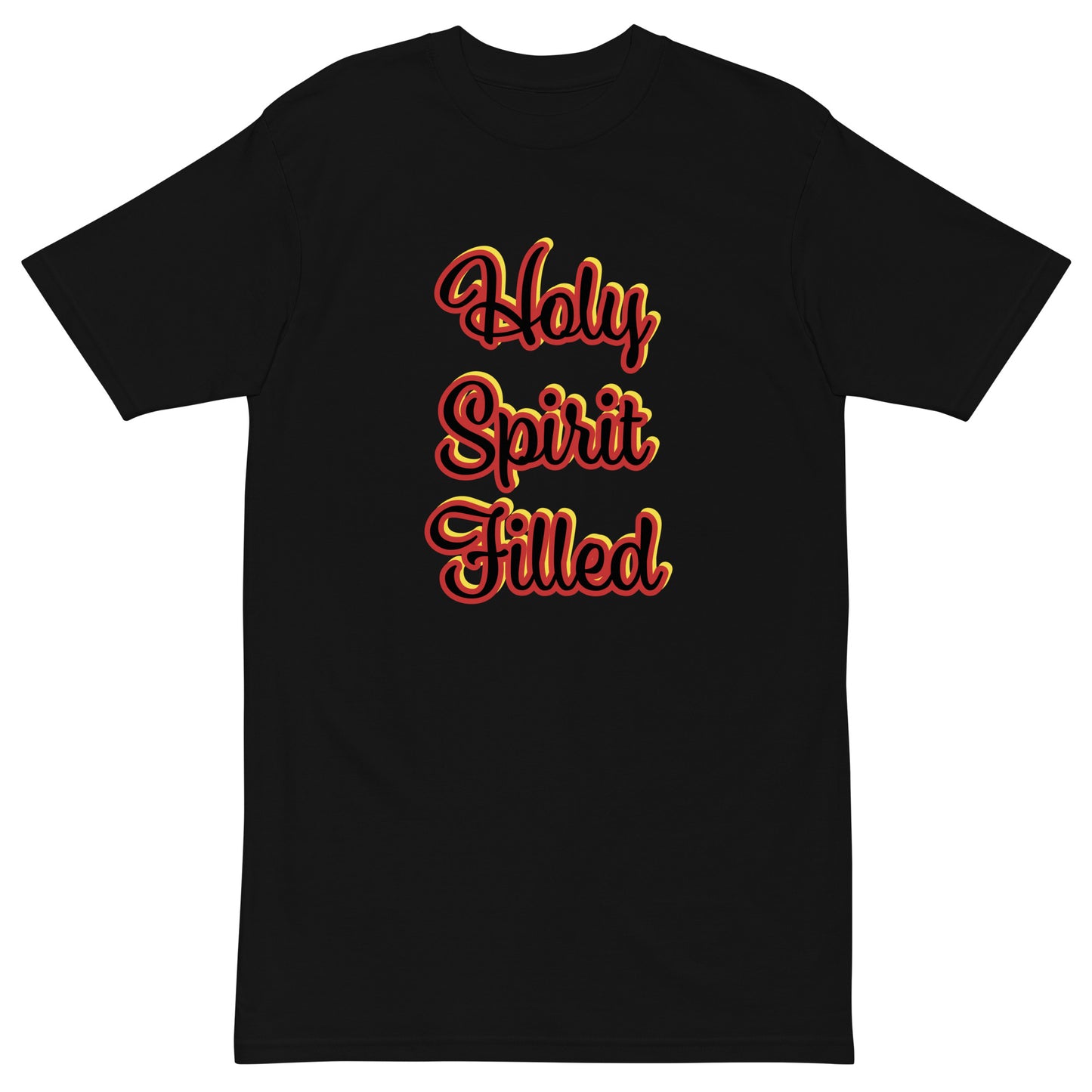 Holy Spirit Filled Men’s premium heavyweight tee